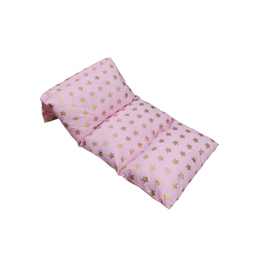 Pink and Gold Stars Pillow Lounger