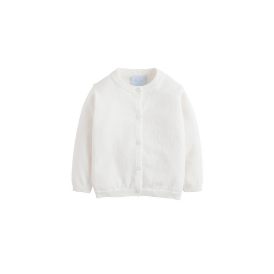 Essential Cardigan- White