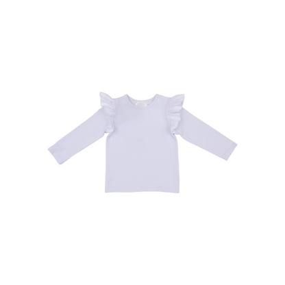 Long sleeve Ruffle Tee