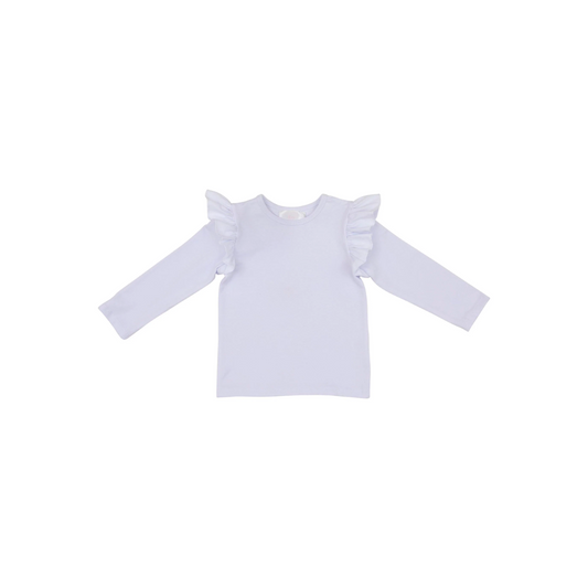 Long sleeve Ruffle Tee