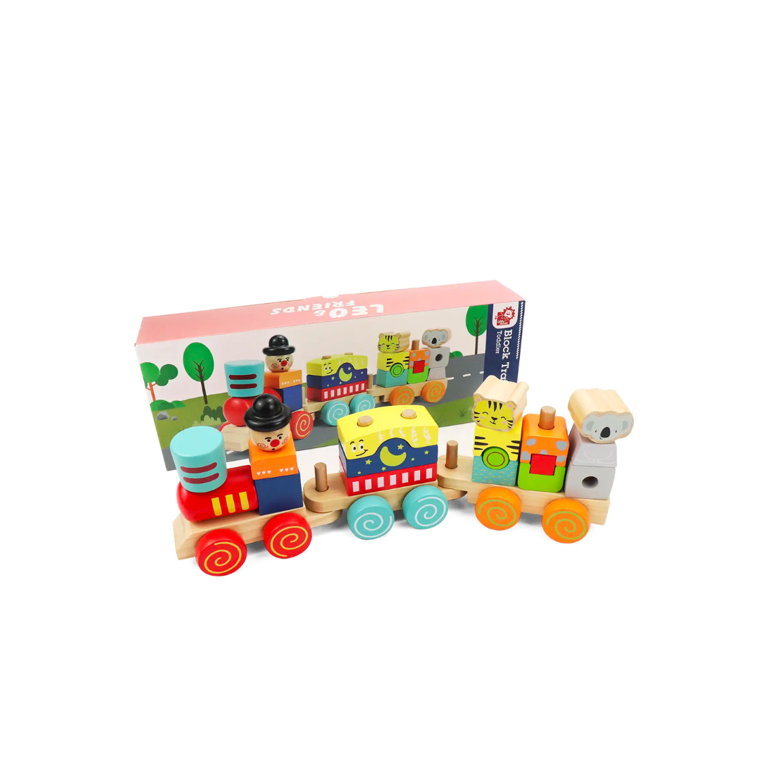 Block Train Stacking Set