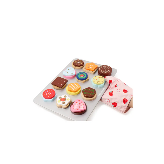 Wooden Cookie Baking Set