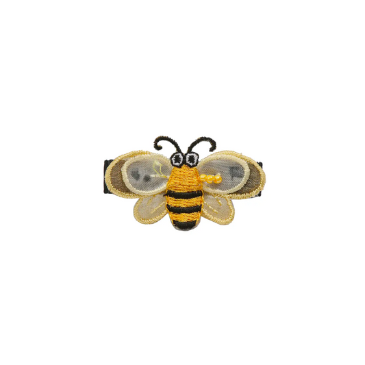 Beaded Bee Hair Clip