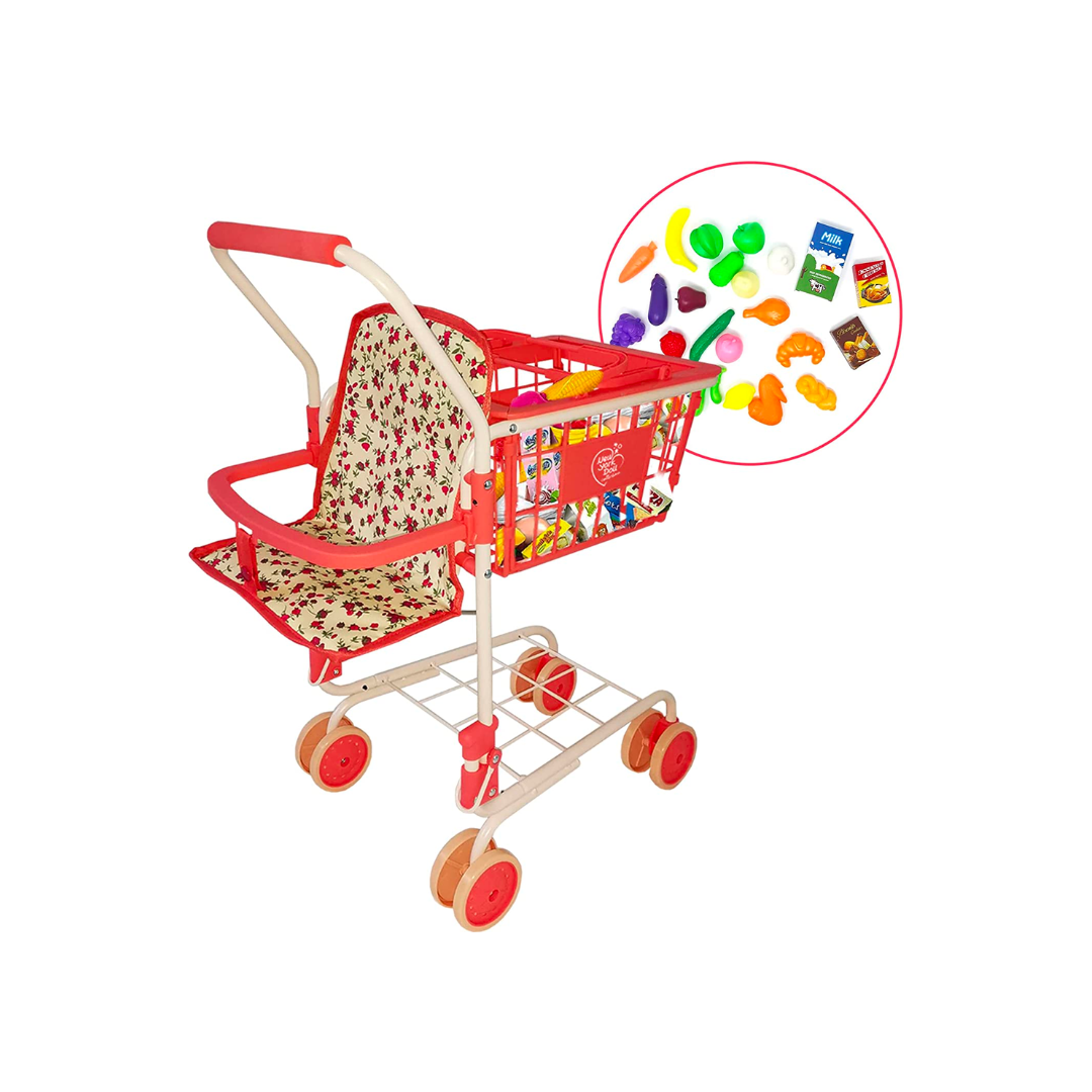 Floral Shopping Cart