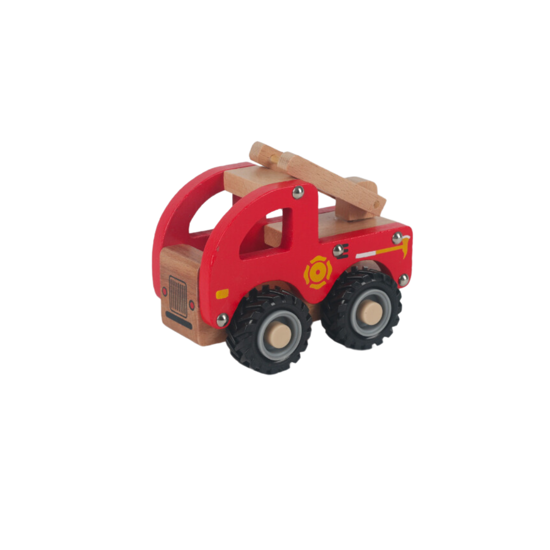 Fire Truck Wooden Toy