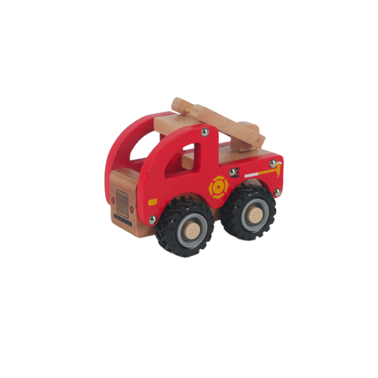 Fire Truck Wooden Toy