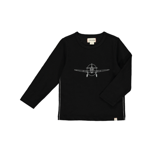 Cherokee black plane tee