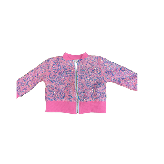 Bubblegum sequin jacket