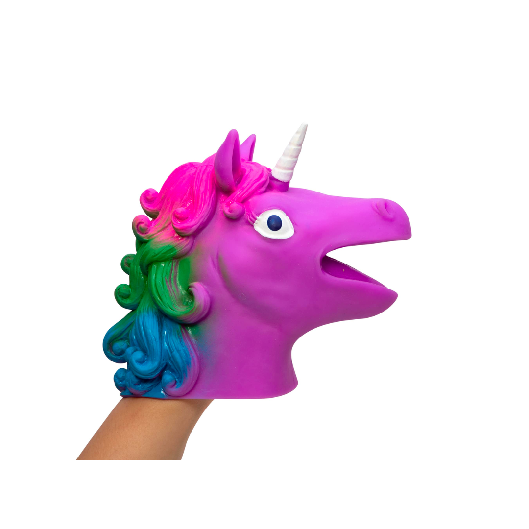 Unicorn hand puppet