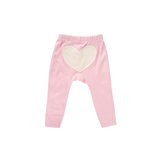 Dusty pink heart pants