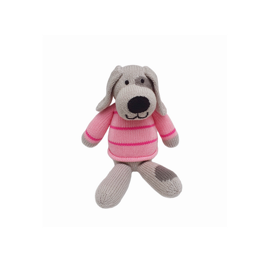 Pink puppy dog stuffie