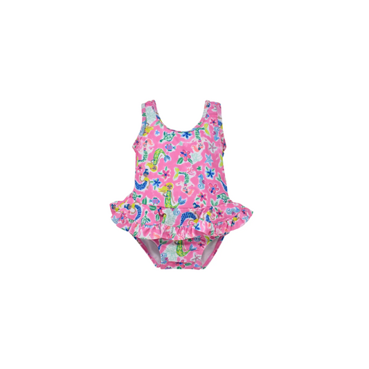 Mystic mermaids ruffle swimsuit