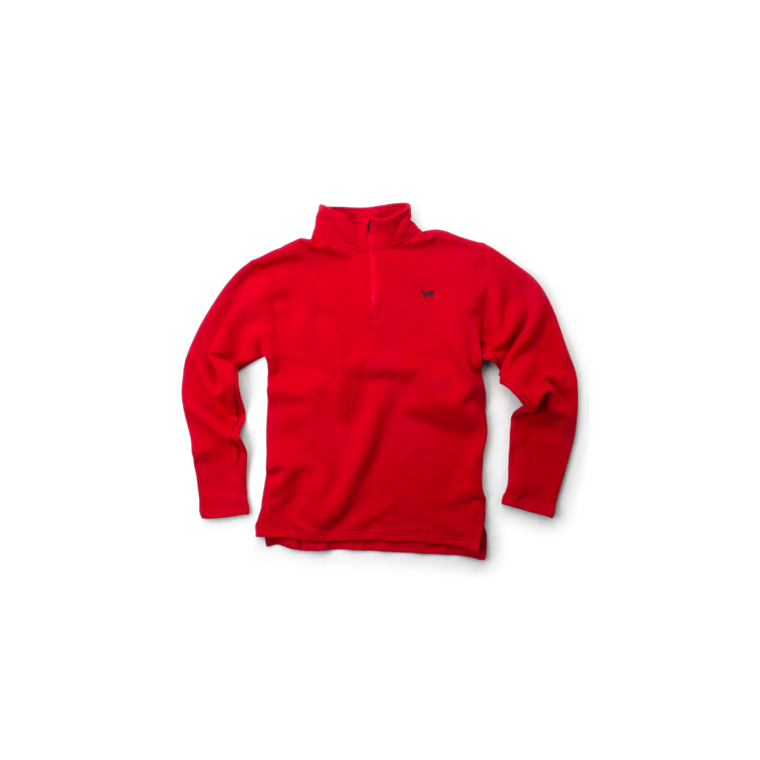 Jack red quarter zip