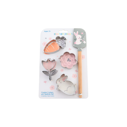 Bunny cookie & spatula set