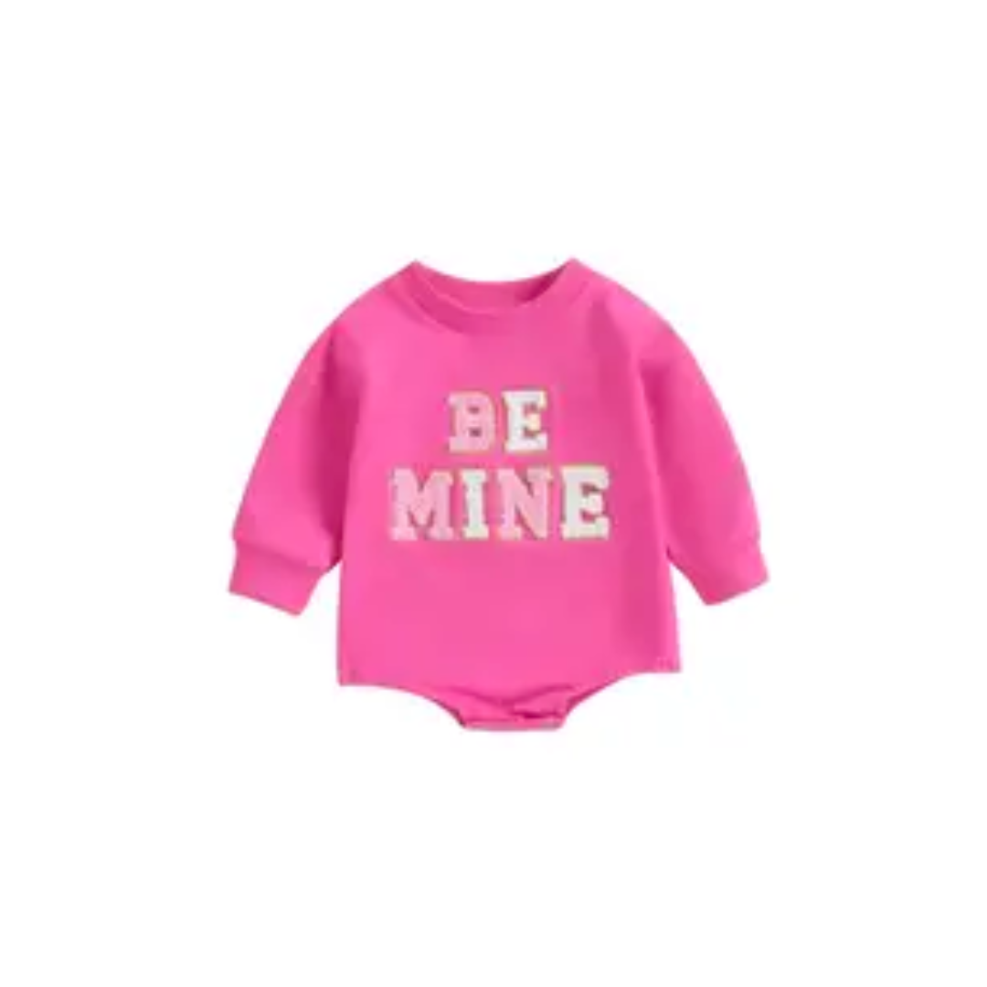 Be mine patch onesie