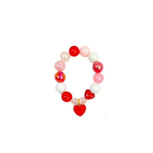 Bubble heart bracelet