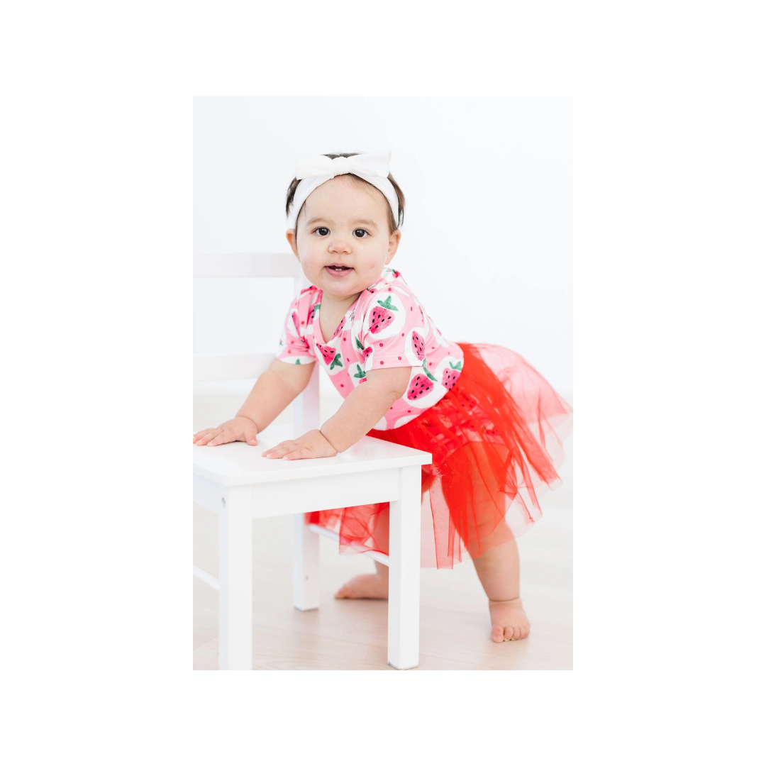 Strawberry Fields Tutu Bodysuit