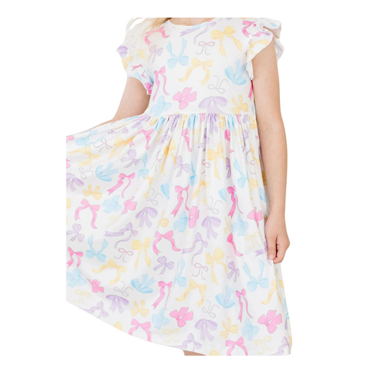 Bow-Tastic Flutter Dress