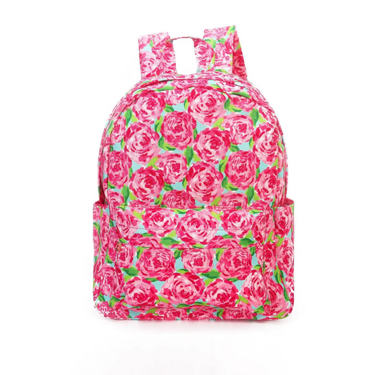 Pink Rose Backpack