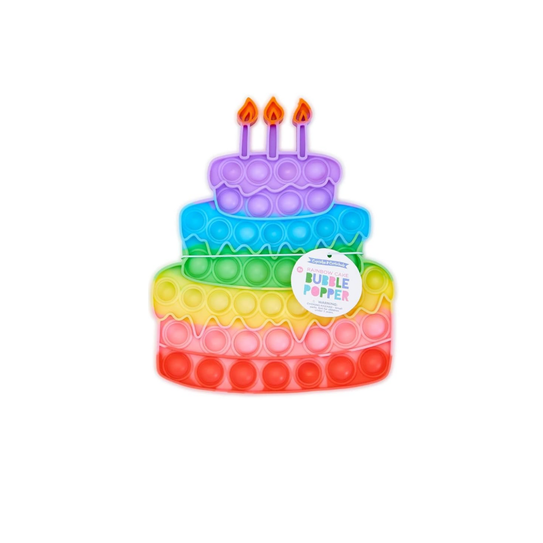 Rainbow Birthday Cake Popper