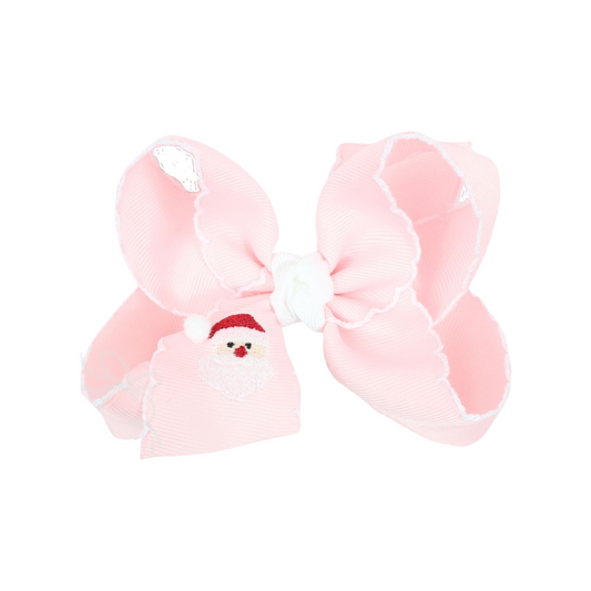 BC Pink Santa Bow