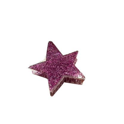 Glitter Star Claw Clip