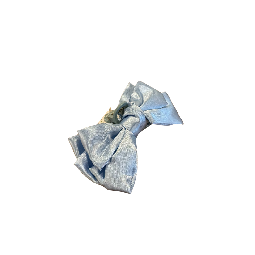 Satin Bow Claw Clip