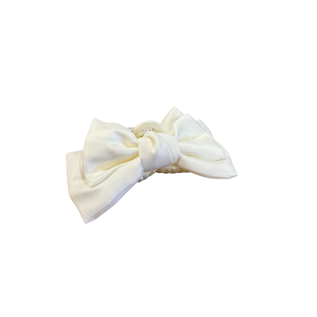 Satin Bow Claw Clip