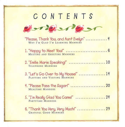 A Little Book of Manners