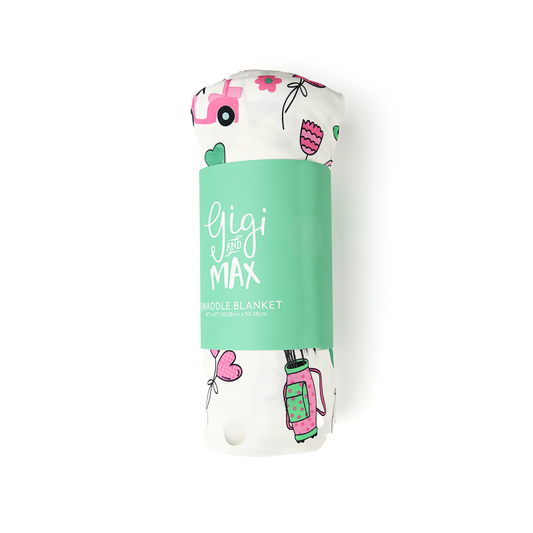 Lexi Pink Golf Swaddle