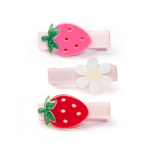 Strawberry & Daisy Hair Clip