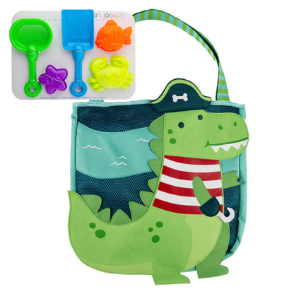 Beach tote & toys