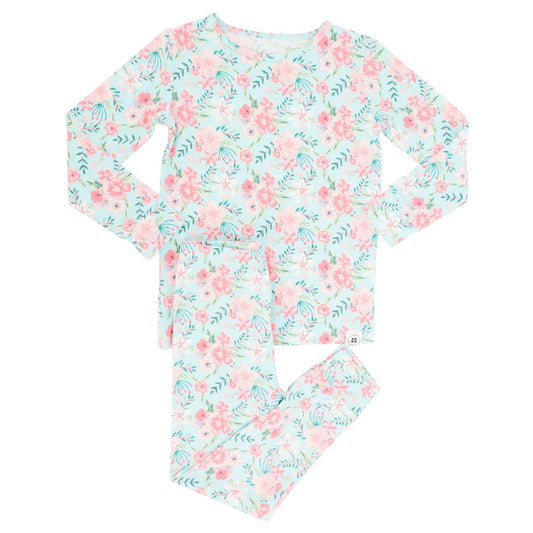 Aqua Floral Pajama