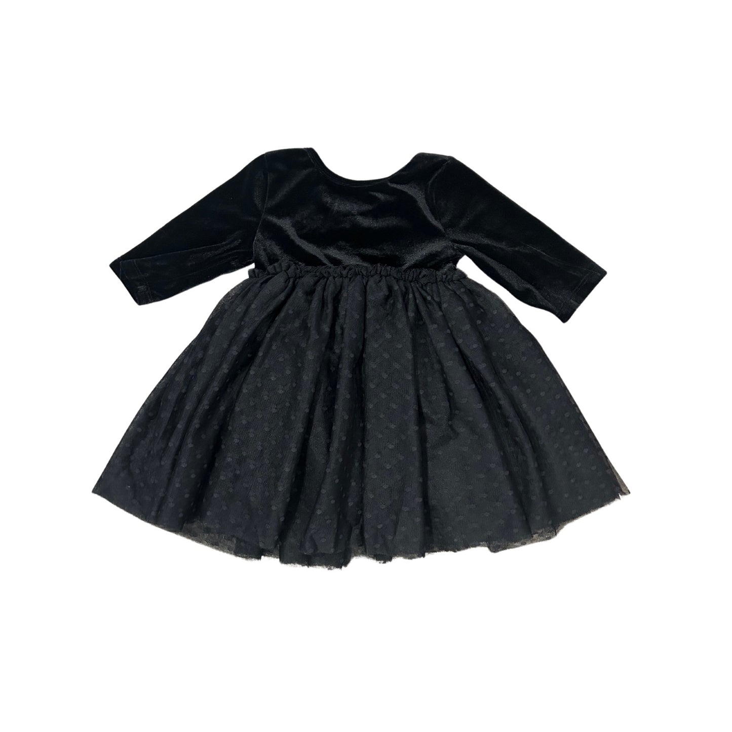 Black Velvet Tutu Dress