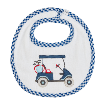 Gingham Applique Golf Bib